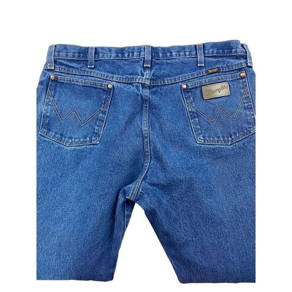 Wrangler Jeans Mens 40x30 13mwzpw 100% Cotton Cowboy Denim - Picture 6 of 7